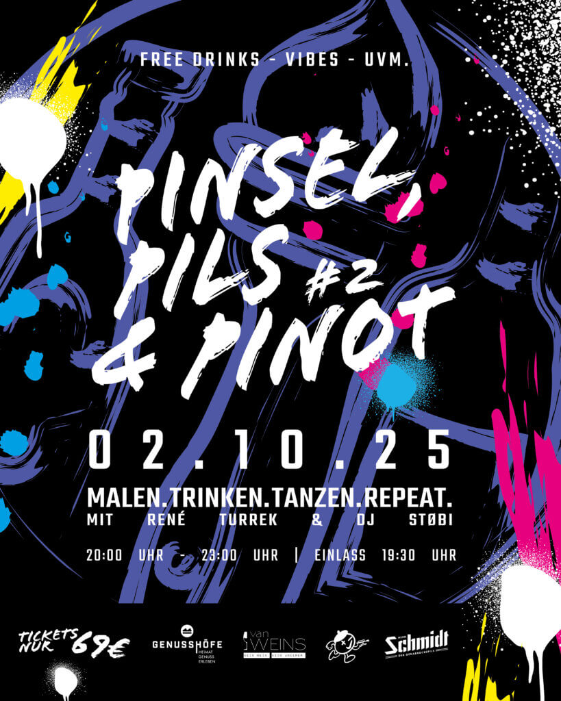 vanWEINS | Pinsel, Pils & Pinot #2